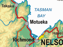 Map Motueka