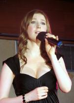 Hayley Westenra on stage at the BBC Cardiff 4 June 2007