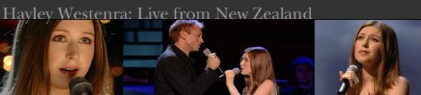Hayley Westenra: Live from New Zealand banner