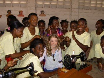 While in Accra, I had the chance to visit a school set up by UNICEF which specialises in vocational training for Kayayei girls.